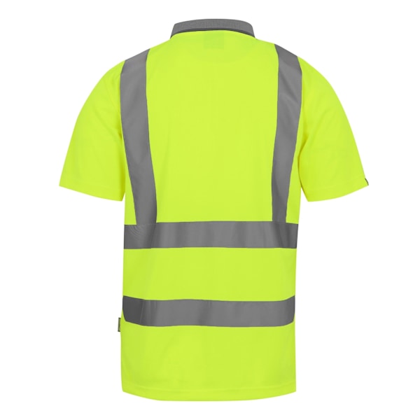 Regatta Herr Pro Hi-Vis Polotröja 4XL Gul Yellow 4XL