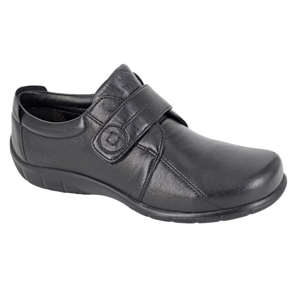 Mod Comfys Damskor i Nappa Läder Superlätta Skor Storlek 8 UK Svart Black 8 UK