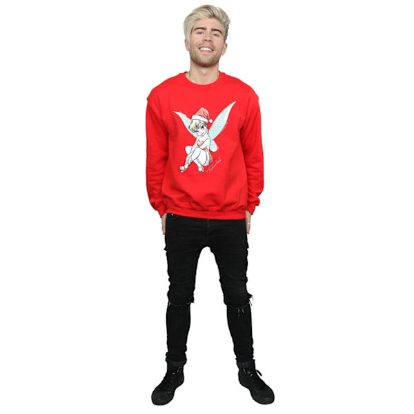 Disney Mens Tinkerbell Jul Fe Sweatshirt M Röd Red M