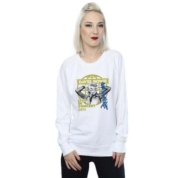 David Bowie Dam/Dam Live In Concert Sweatshirt M Vit White M