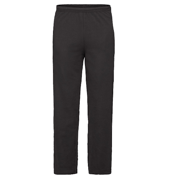 Fruit Of The Loom Herr Lättvikts Joggbyxor / Joggingbyxor L Black L
