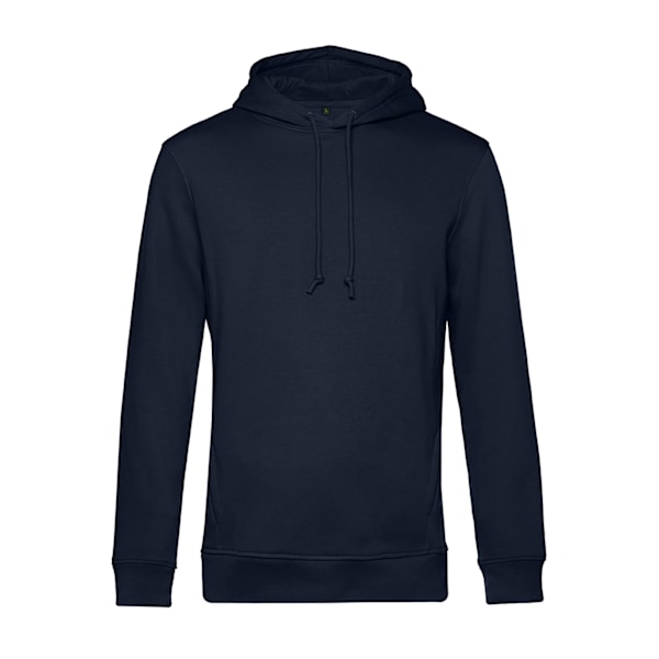 B&C Herr Organic Hooded Sweater 3XL Marinblå Navy Blue 3XL