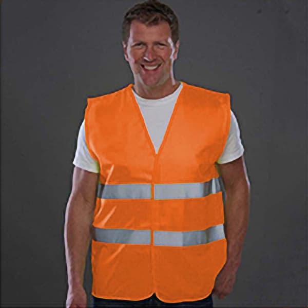 Yoko Hi Vis 2 Bands Väst/Väst M Orange Orange M