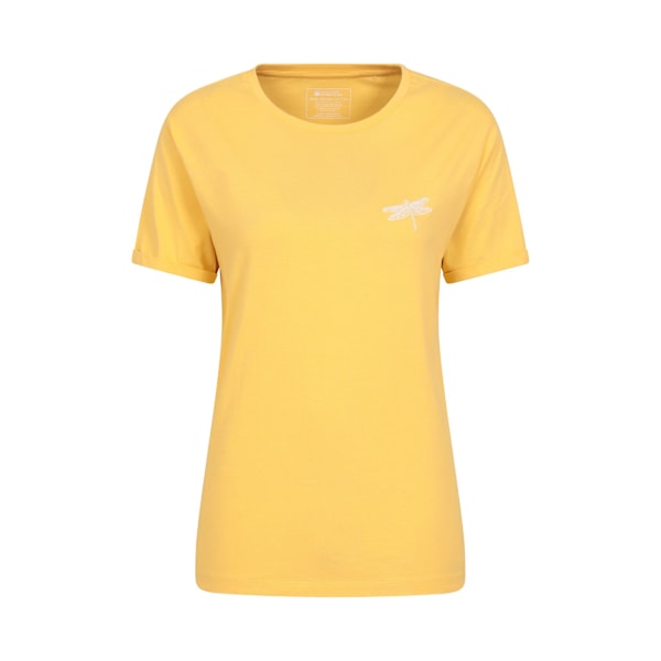 Mountain Warehouse Dam/Damer Dragonfly Ekologisk Lös Passform T-Shirt Pale Yellow 14 UK