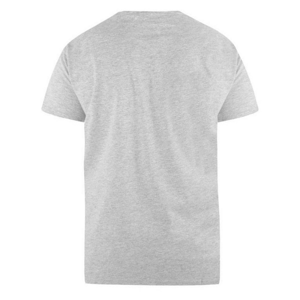 D555 Herr Kingsize Signature-1 bomull T-shirt 2XL Grå Grey 2XL