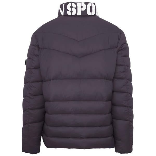 Plein Sport Herr Logo Vadderad Jacka L Grå Grey L