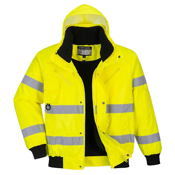 Portwest Herr 3 i 1 Hi-Vis Bomberjacka M Gul Yellow M