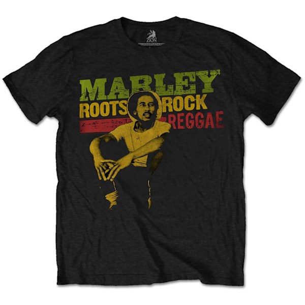 Bob Marley Barn/Barn Roots Rock Reggae T-shirt 13-14 år Black 13-14 Years