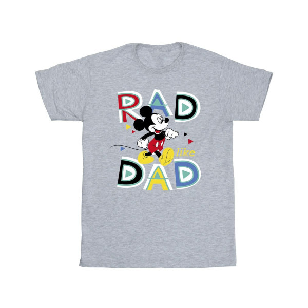 Disney Herr Musse Pigg Rad Pappa T-shirt 4XL Sport Grå Sports Grey 4XL