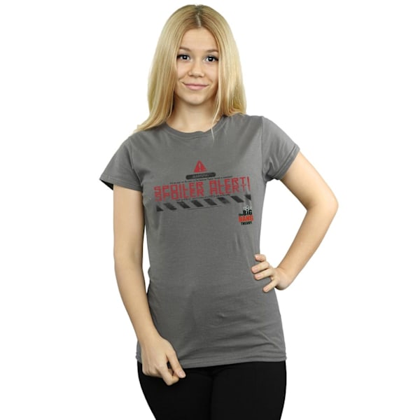 The Big Bang Theory Dam/Kvinnor Spoiler Alert Bomull T-shirt Charcoal L