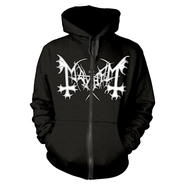 Mayhem Unisex Adult De Mysteriis Dom Sathanas Full Zip Hoodie M Black M