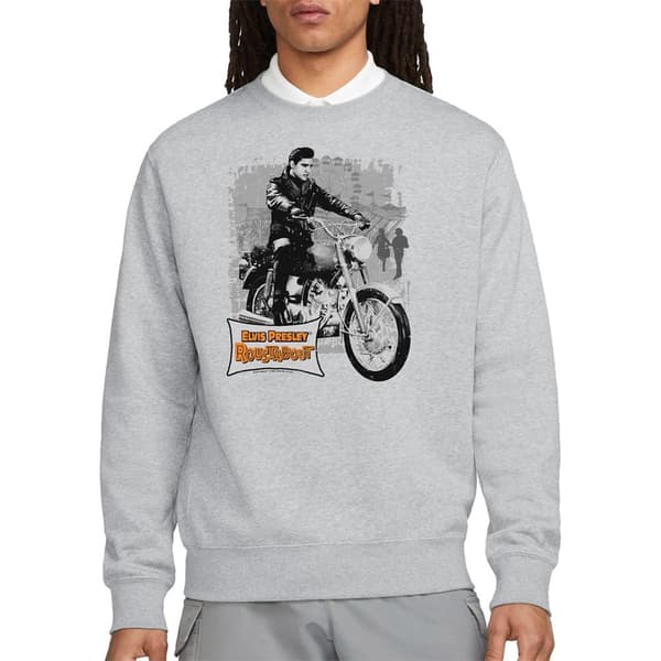 Elvis Presley Unisex Vuxen Roustabout Poster Tröja M Athle Athletic Heather M
