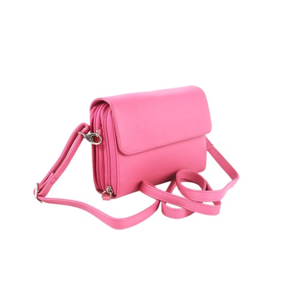 Eastern Counties Leather Jaclyn Läderhandväska Storlek One Rose Rose One Size