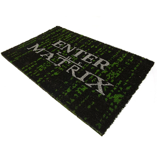 Matrix Enter The Matrix Dörrmatta 60cm x 40cm x 1.5cm Svart/Grön Black/Green/White 60cm x 40cm x 1.5cm