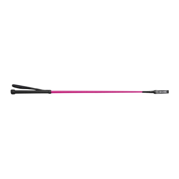 Shires Barn/Barn Thread Stem Läder Häst Ridning Piskan 24i Raspberry 24in