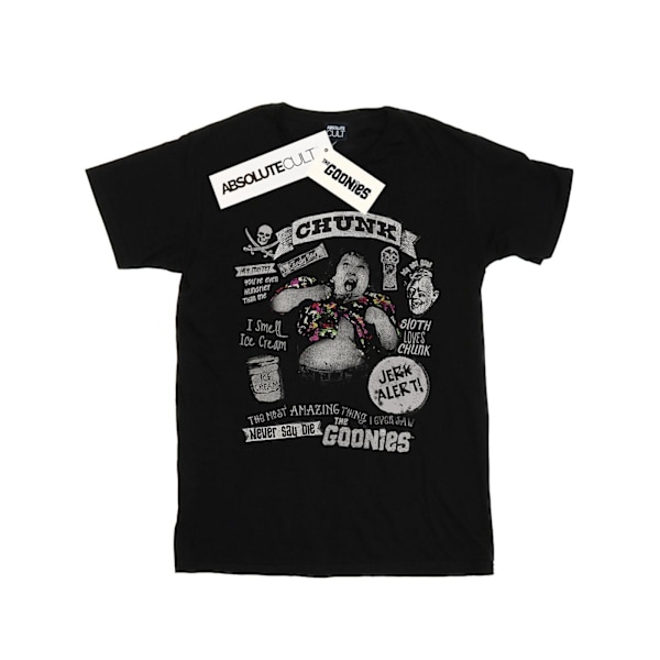 The Goonies Damklocka Jerk Alert Bomull Boyfriend T-Shirt 5XL Svart Black 5XL