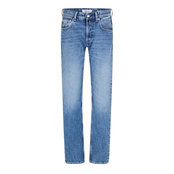 Replay Herr 5 Fickor Regular Jeans 30S Ljusblå Light Blue 30S