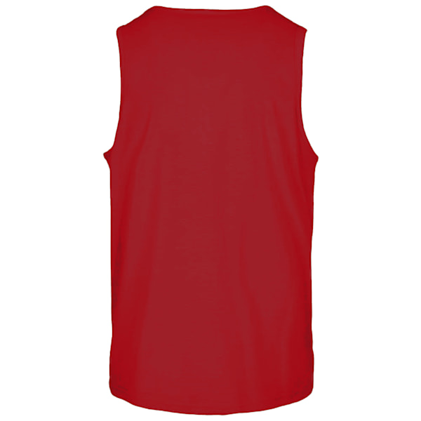 Bygg ditt varumärke herrbas tank top L Bourgogne Burgundy L