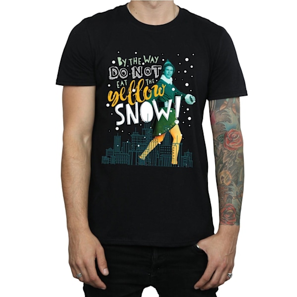 Elf Herr Gul Snö T-shirt XL Svart Black XL