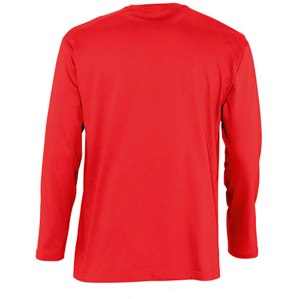 SOLS Herr Monarch Långärmad T-shirt M Röd Red M