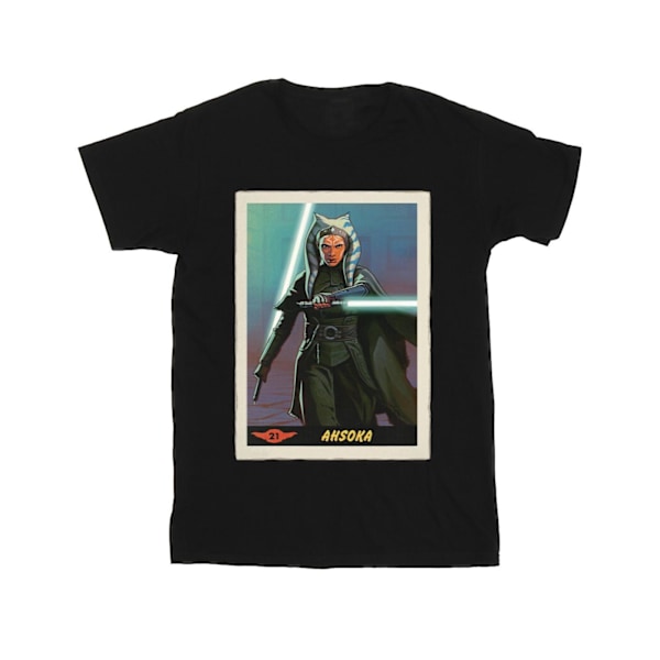 Star Wars The Mandalorian Ahsoka T-shirt för män, 4XL, svart Black 4XL