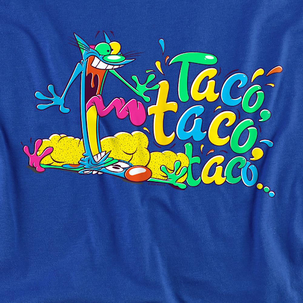 CatDog Unisex Vuxen Taco Taco Taco Tröja M Kungsblå Royal Blue M