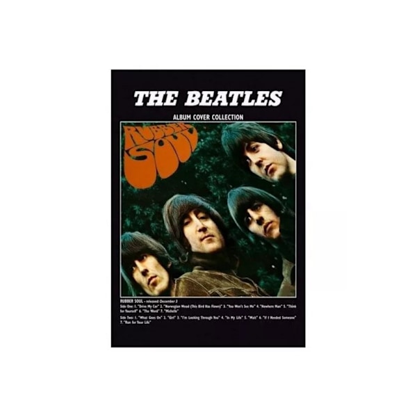 The Beatles Rubber Soul Standard Postkort En Storlek Flerfärgad Multicoloured One Size