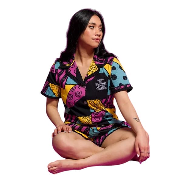 The Nightmare Before Christmas Dam/Dam Sally Kort Pyjamas Multicoloured L