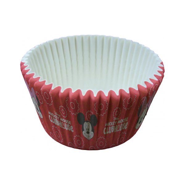 Mickey Mouse Clubhouse Muffin- och Cupcake-formar (24-pack) På Red/White One Size
