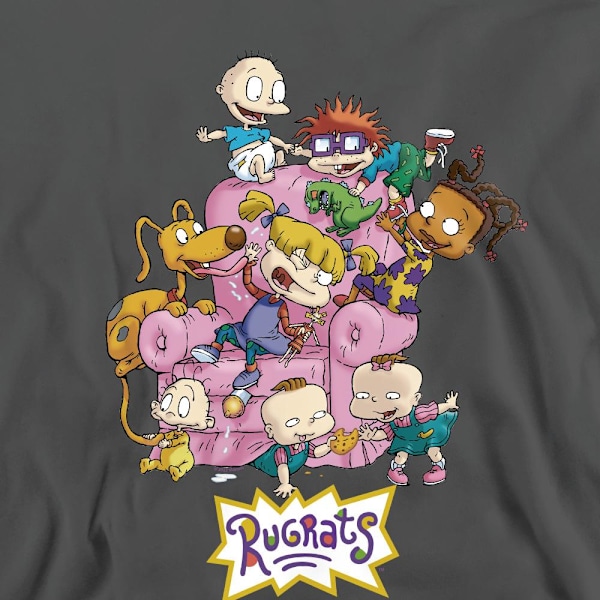 Rugrats Unisex Vuxen Tröja med Stolmotiv XL Gråmelerad Charcoal XL