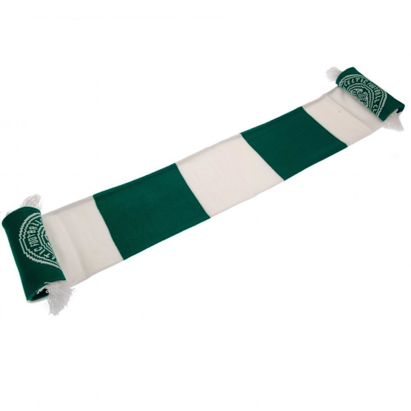 Celtic FC Unisex Bar Scarf för vuxna, en storlek, grön/vit Green/White One Size