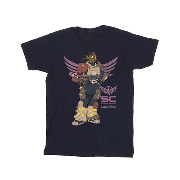 Disney Boys Lightyear Izzy Star Command T-shirt 12-13 år Marinblå Navy Blue 12-13 Years