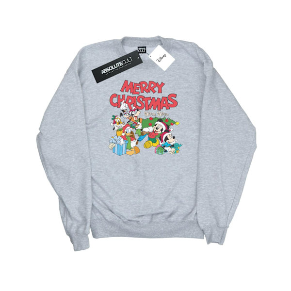 Disney Herr Mickey And Friends Winter Wishes Sweatshirt 3XL Spo Sports Grey 3XL