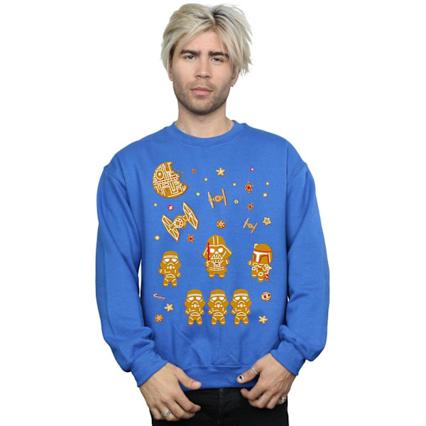 Star Wars Herr Gingerbread Empire Sweatshirt 4XL Royal Blue Royal Blue 4XL