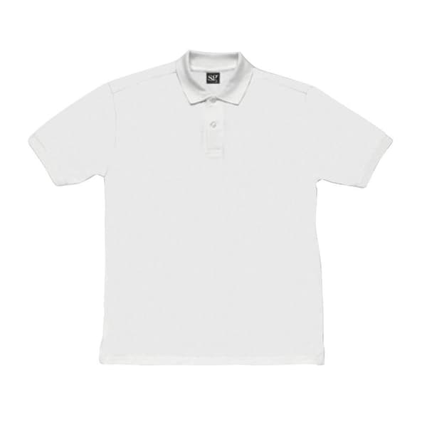 SG Herr Ring-Spun Bomull Kortärmad Pikétröja M Vit White M