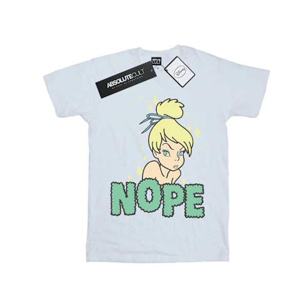 Disney Girls Tinker Bell Nope Bomull T-shirt 12-13 År Vit White 12-13 Years