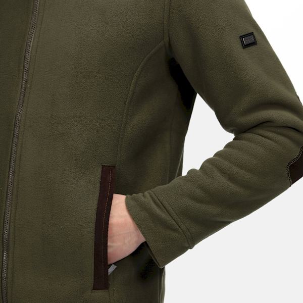 Regatta Professional Herr Full Zip Fleecejacka 3XL Mörk Khaki Dark Khaki 3XL