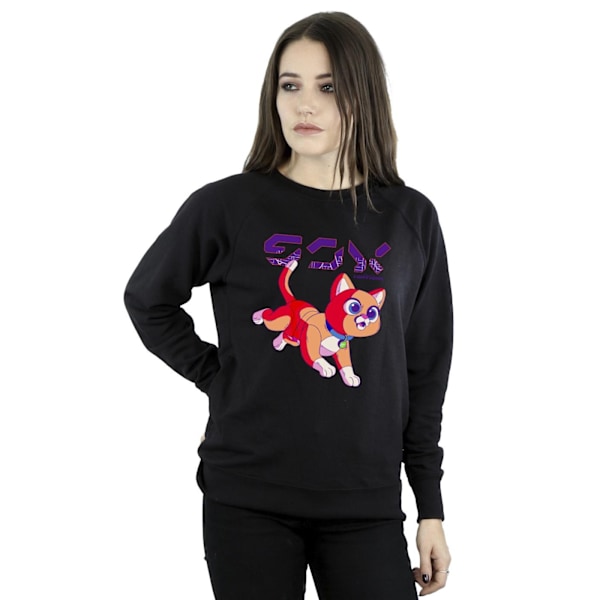 Disney Dam/Kvinnor Lightyear Sox Digital Söt Sweatshirt L Svart Black L