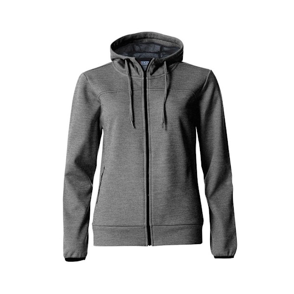 Clique Dam/Kvinnor Ottawa Melange Full Zip Hoodie S Grå Melange Grey Melange S