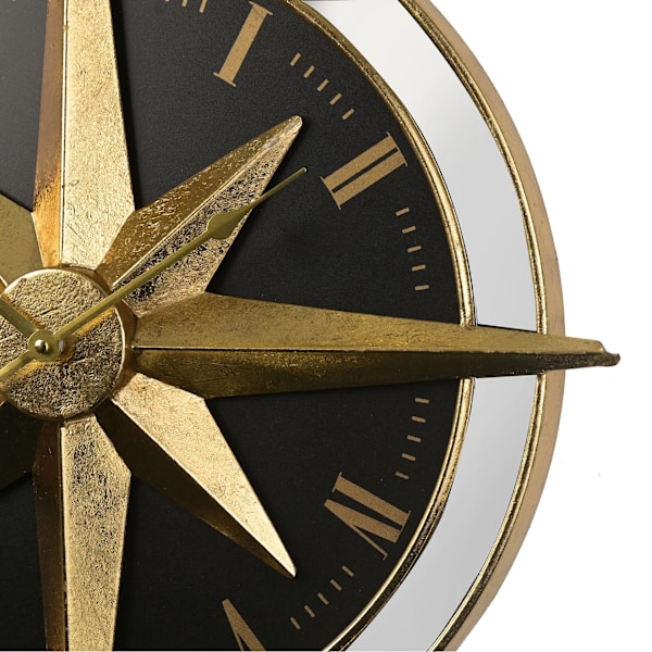 Hometime Väggklocka Solursdesign One Size Guld Gold One Size