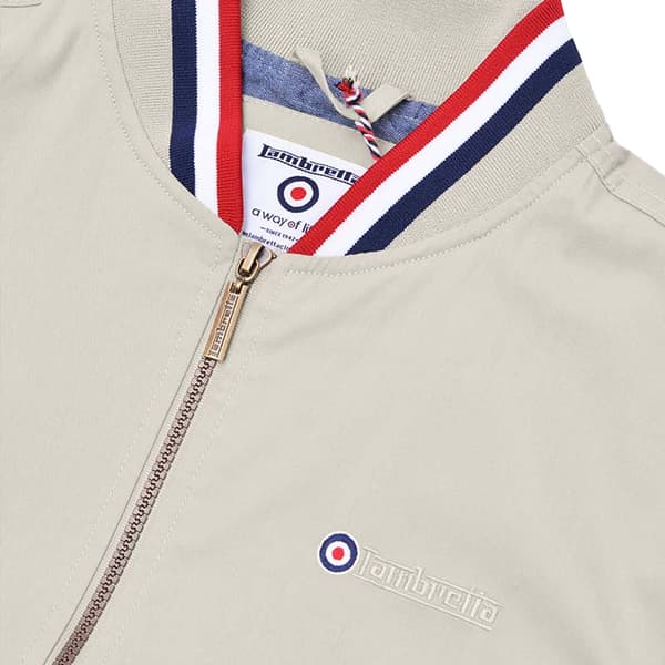 Lambretta Herr Monkey Triple Tipped Jacka 3XL Stone Stone 3XL