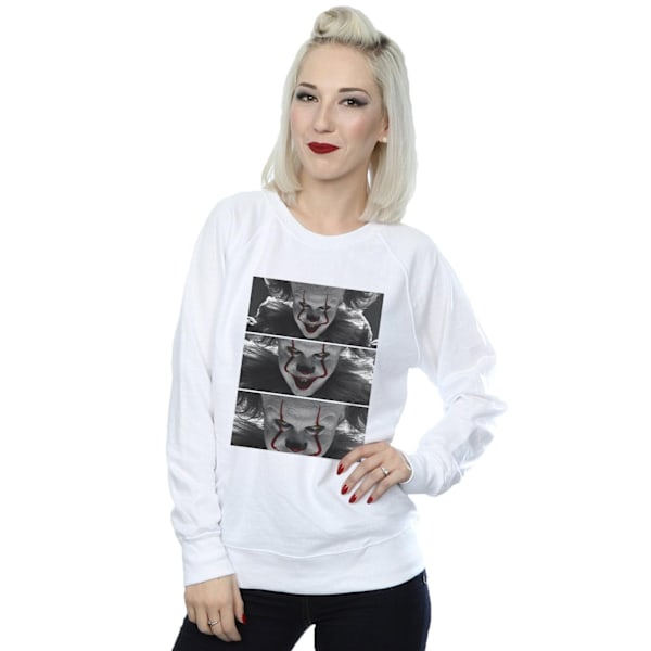 It Chapter 2 Dam/Dam Pennywise Foto Närbild Sweatshirt White XL