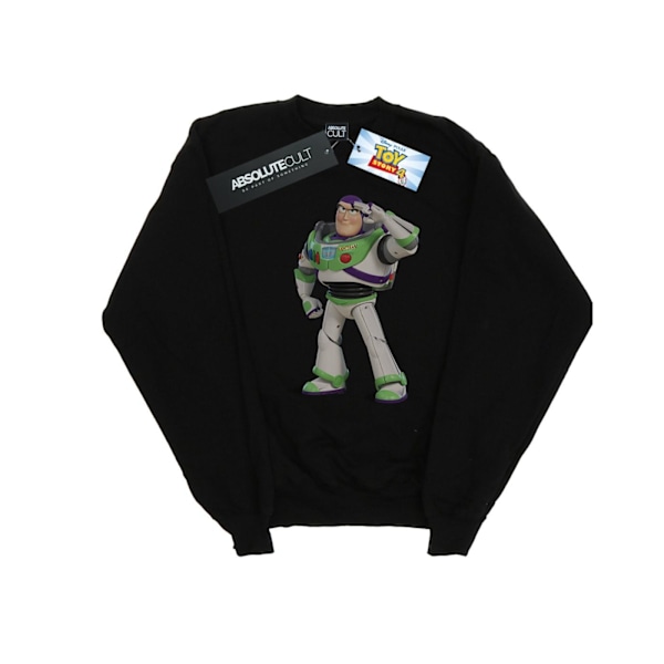 Disney Herr Toy Story Buzz Lightyear Stående Sweatshirt 5XL Svart Black 5XL