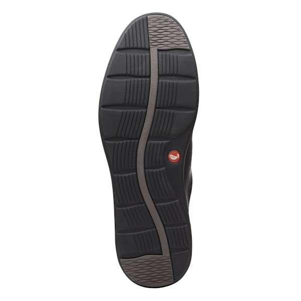 Clarks Un Abode Strap Läderskor för Herr 7 UK Svart Black 7 UK