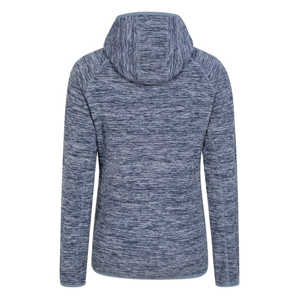 Mountain Warehouse Dam Hoodie Lleyn II Melange med Full Zip för Kvinnor Dark Blue 20 UK