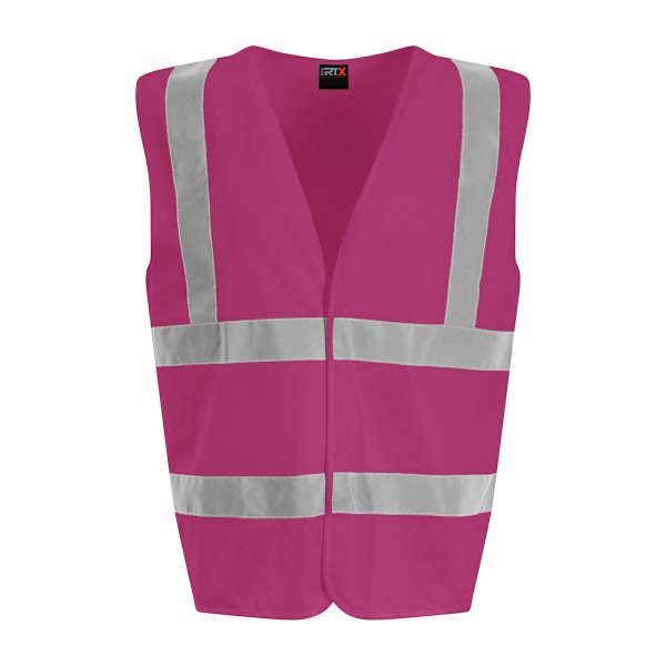 PRO RTX Unisex Vuxen Sleeveless Hi-Vis Väst L Raspberry Raspberry L