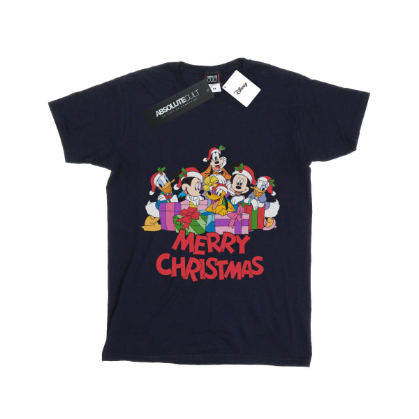 Disney Boys Mickey Mouse And Friends Jul T-Shirt 5-6 År Navy Blue 5-6 Years