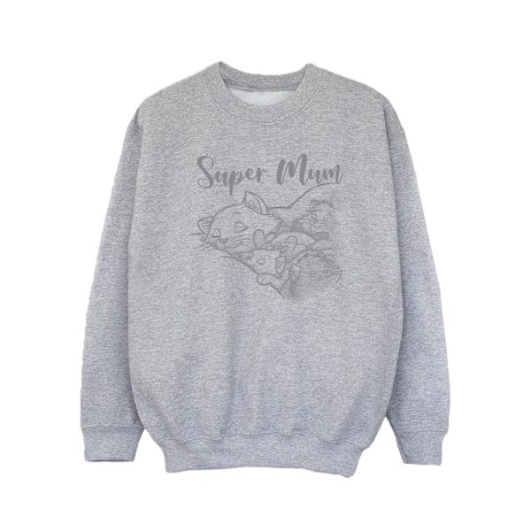 Disney Girls The Aristocats Marie Super Mum Sweatshirt 7-8 År Sports Grey 7-8 Years