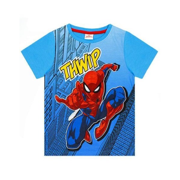 Spider-Man Barn/Barn Comic Pyjamas Set 6-7 år Blå/Röd/W Blue/Red/White 6-7 Years