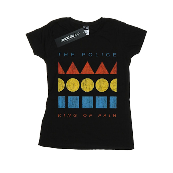 The Police Womens/Ladies King Of Pain Bomull T-Shirt XL Svart Black XL